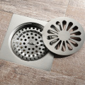 HIDEEP Fittings Antique Brushed Full Copper Floor Drain